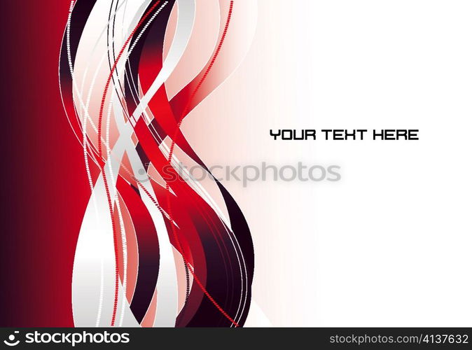 vector abstract background with waves