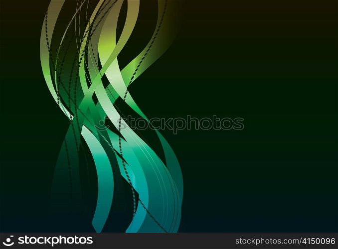 vector abstract background with waves
