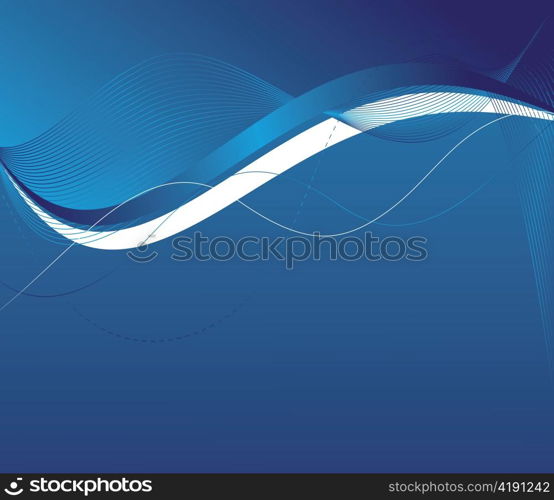 vector abstract background with waves