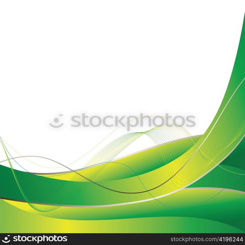 vector abstract background with waves