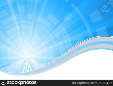 ""Vector abstract blue background; clip-art""