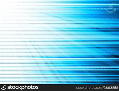 ""Vector abstract blue background with rays; clip-art""