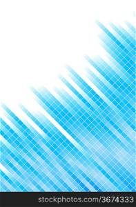 ""Vector abstract blue background with square; clip-art""