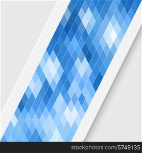 Vector Abstract Blue Card Background