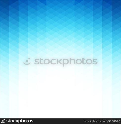 Vector Abstract blue geometric background. Template brochure design