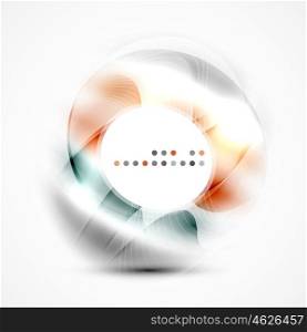 Vector abstract blurred swirl. Vector abstract blurred swirl with space for text