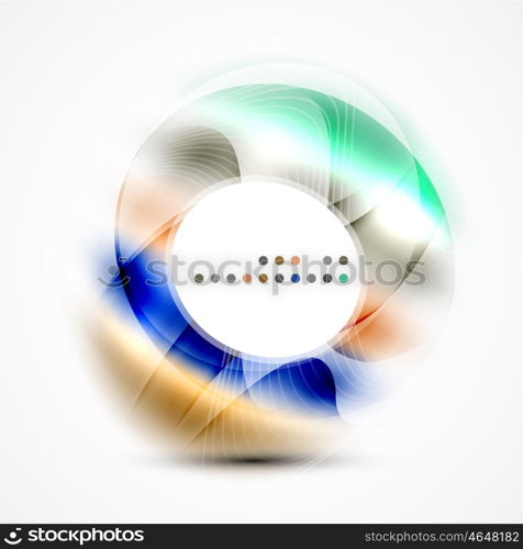 Vector abstract blurred swirl. Vector abstract blurred swirl with space for text