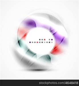 Vector abstract blurred swirl. Vector abstract blurred swirl with space for text