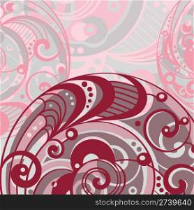 vector abstract bright background with spiral