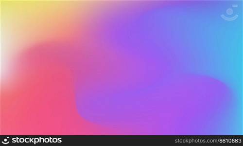 Vector abstract bright Colorful smooth blurred background