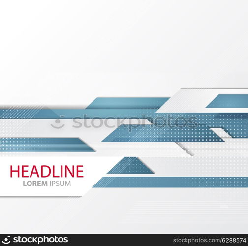 Vector abstract business background. Template brochure design