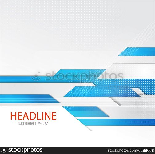 Vector abstract business background. Template brochure design