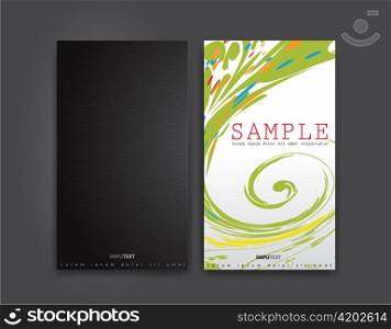 vector abstract business card