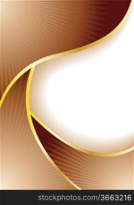 ""Vector abstract chocolate banner; clip-art""
