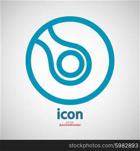 Vector abstract circle icon. Molecule color design. Vector abstract circle icon. Molecule color design.