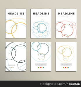 Vector abstract circle set. Vector abstract circle set.