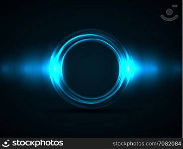 Vector abstract circle. Vector abstract circle on a dark background