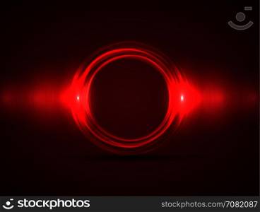 Vector abstract circle. Vector abstract circle on a dark background
