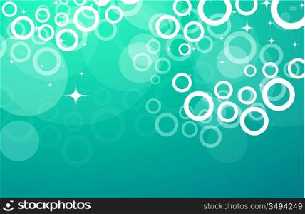 Vector abstract circles background