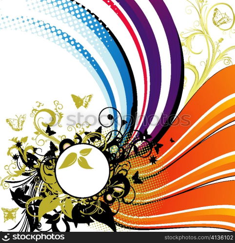 vector abstract colorful background