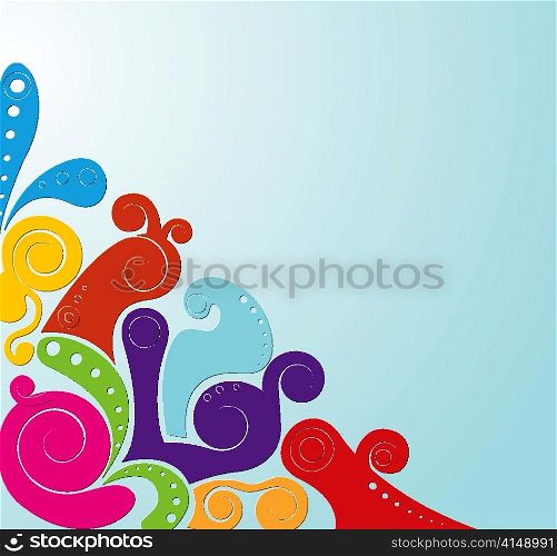 vector abstract colorful background
