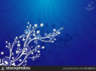 vector abstract colorful background with rays
