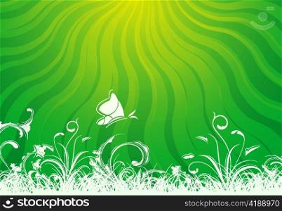 vector abstract colorful background with rays