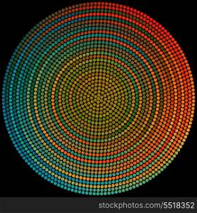 Vector Abstract Colorful Circle Background