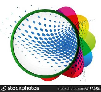 vector abstract colorful illustration