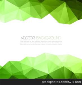 Vector Abstract colorful low poly geometric background. Template brochure design. Abstract colorful geometric background. Template brochure design