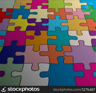 vector abstract colorful puzzle background. EPS10