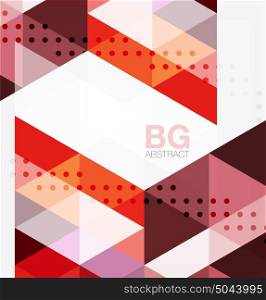 Vector abstract colorful triangle repetition. Vector abstract colorful triangle repetition. Vector template background for workflow layout, diagram, number options or web design