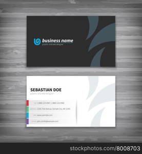 Vector abstract creative business cards