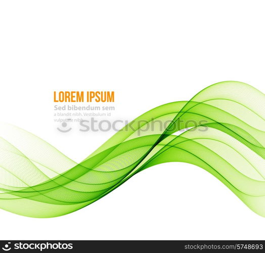 Vector Abstract curved lines background. Template brochure design. Abstract curved lines background. Template brochure design