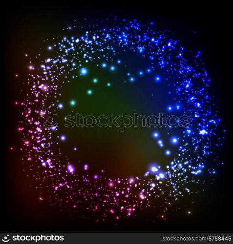 Vector Abstract dark background with color light. Abstract dark background with color light