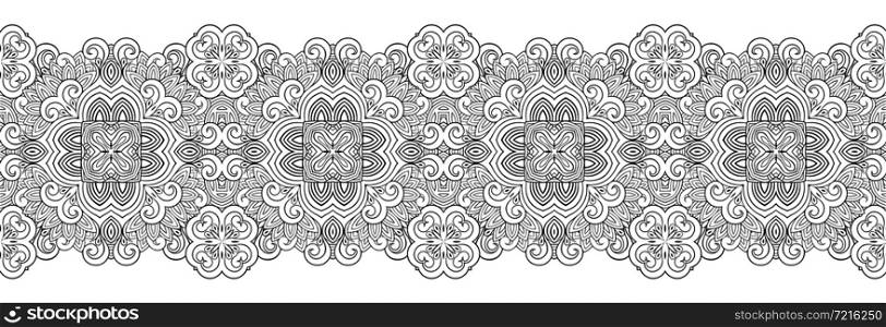Vector abstract decorative ethnic ornamental illustration. Sketchy seamless pattern. Vector abstract decorative ethnic ornamental illustration.