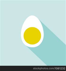 Vector abstract egg with yolk