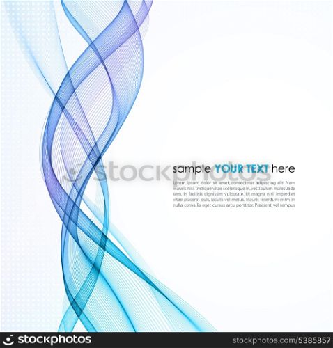 Vector Abstract empty background with smoke wave