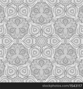 Vector abstract ethnic line art hand drawn background. Vector ethnic line art hand drawn background