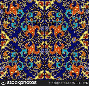 Vector abstract ethnic nature hand drawn ornamental background. Colorful seamless pattern. Vector abstract ethnic nature hand drawn ornamental background