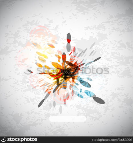 Vector abstract explosion background