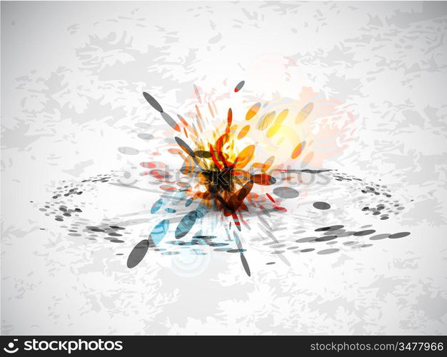 Vector abstract explosion background