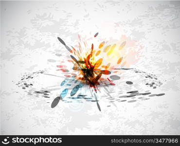 Vector abstract explosion background