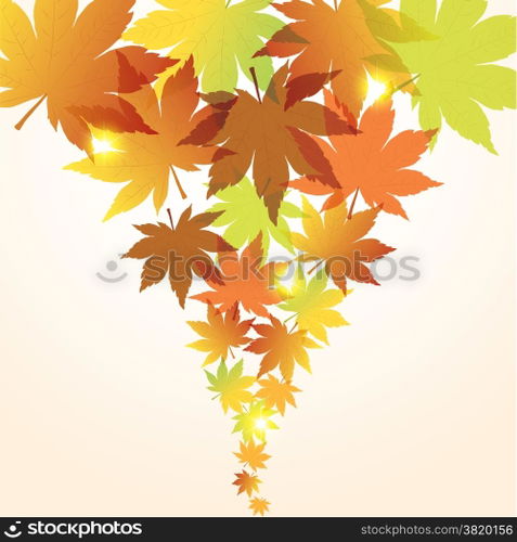 vector abstract fall background
