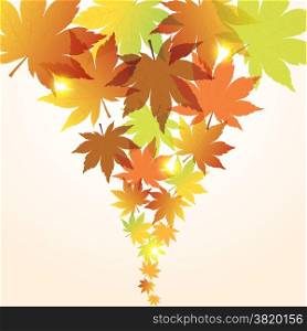 vector abstract fall background
