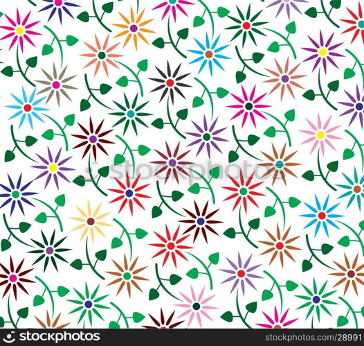 vector abstract floral background