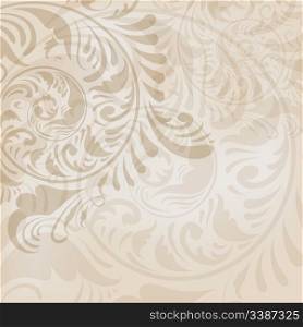 vector abstract floral background, clipping mask, eps10