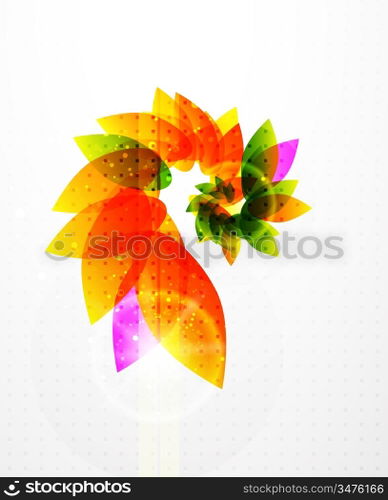 Vector abstract flower background