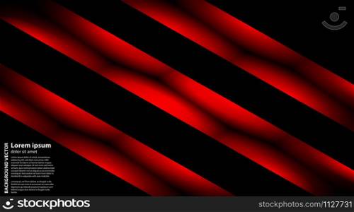 Vector abstract geometric background . line red black with dark black color