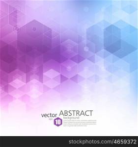 Vector Abstract geometric background. Template brochure design. Vector Abstract geometric background. Template brochure design. Blue hexagon shape